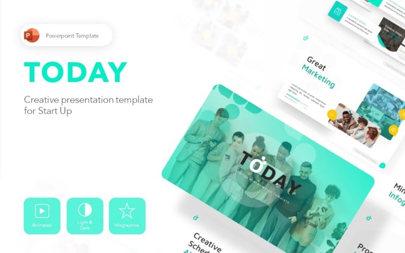 today business presentation powerpoint template original
