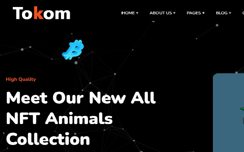 tokom crypto token exchange wordpress theme original