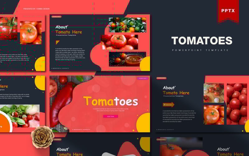 tomatoes powerpoint template original