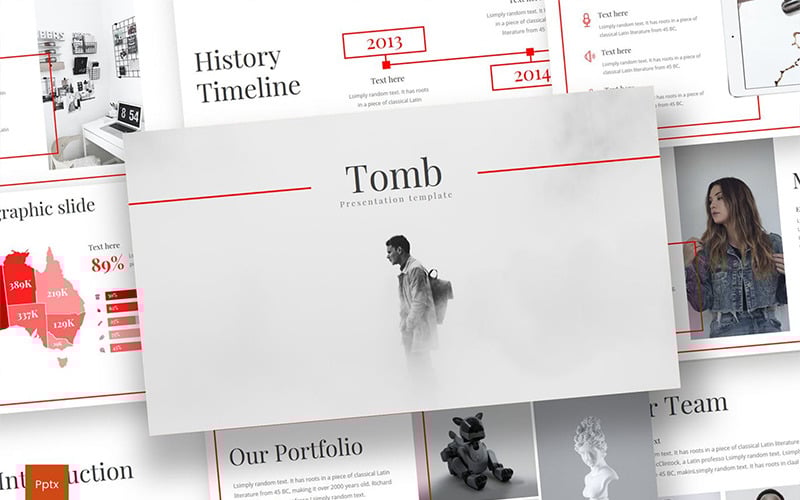 tomb powerpoint template original