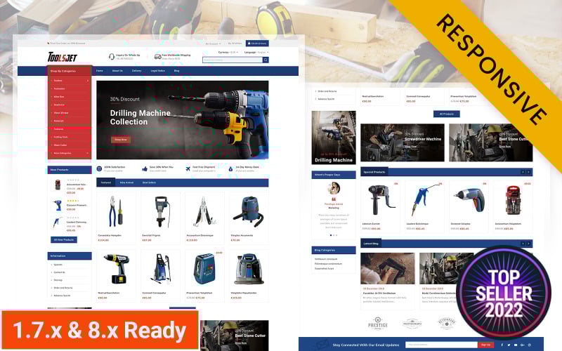 toolsjet hardware store prestashop responsive theme original