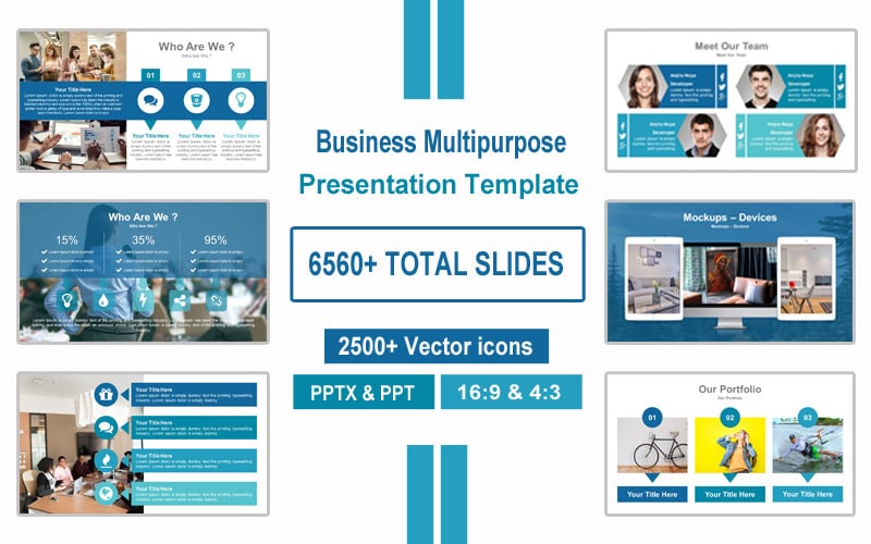 top business multipurpose powerpoint template original