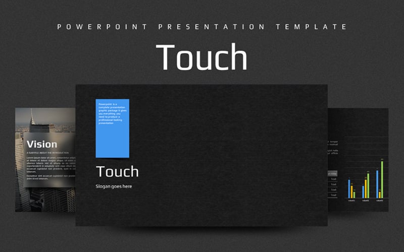 touch powerpoint template original