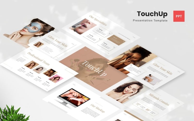 touchup beauty care powerpoint template original