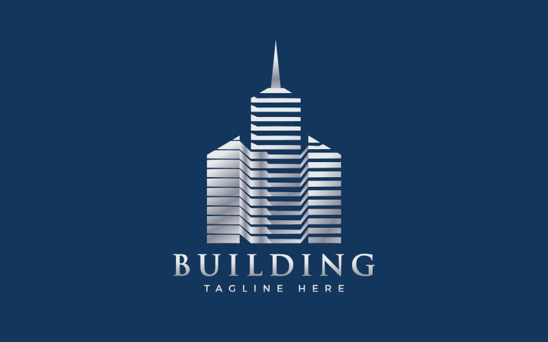 tower home house builders building logo design original