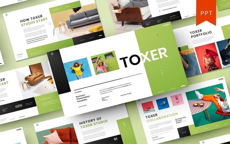 toxer business powerpoint template original