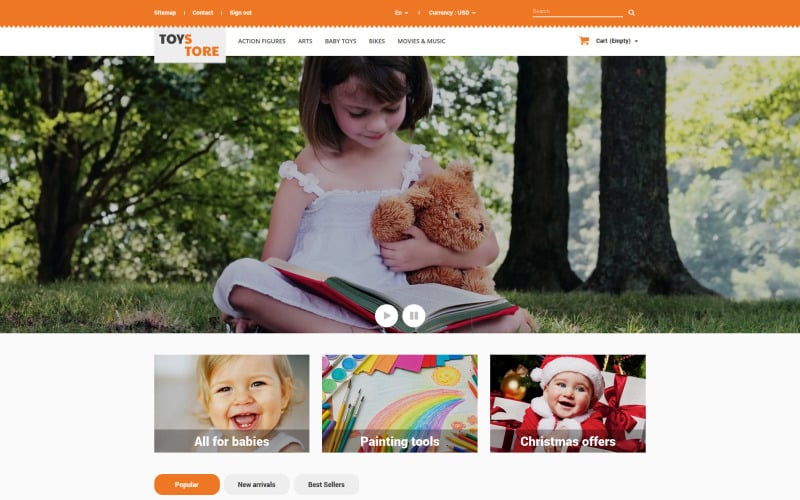 toys for kids prestashop theme original