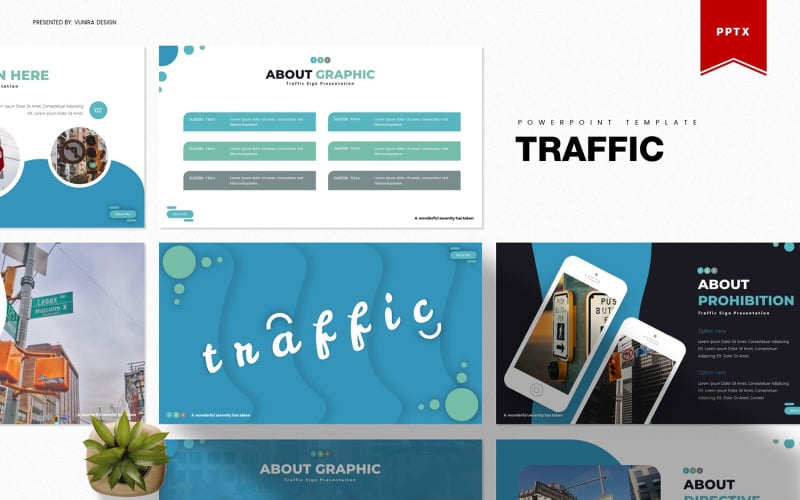 traffic powerpoint template original
