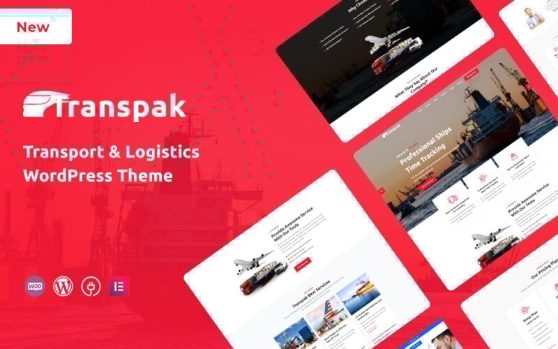transpak transport and logistics responsive wordpress theme original