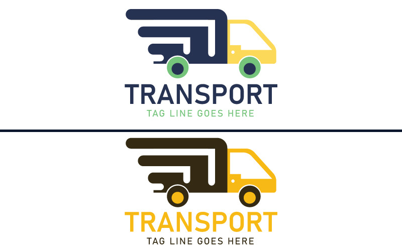 transport logo template delivery logo original