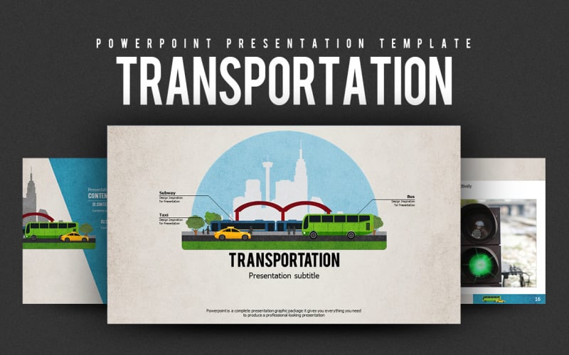 transportation powerpoint template original