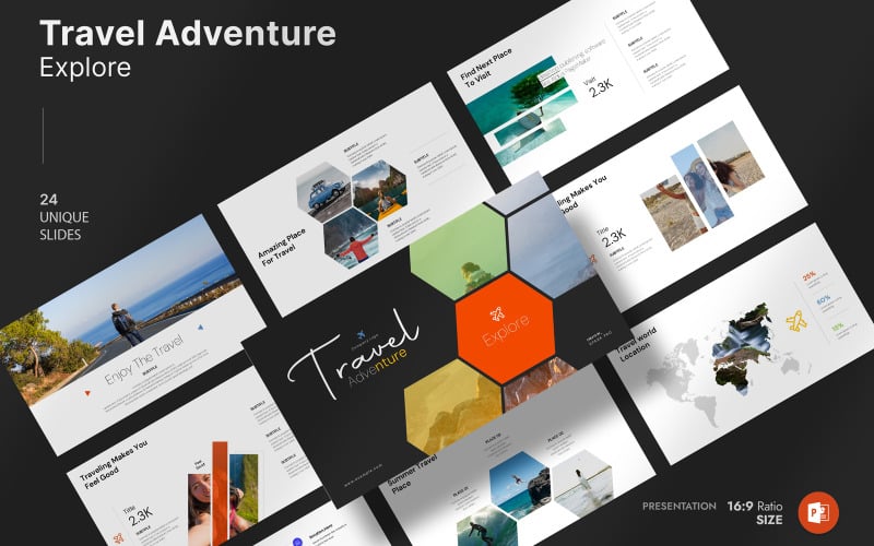 travel adventure presentation template original