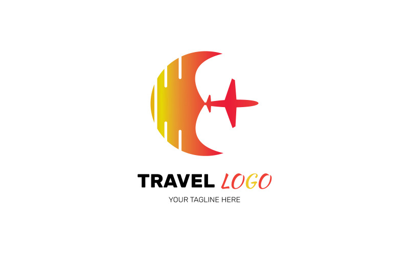 travel agency logo design template original
