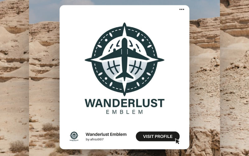 travel agency logo template professional amp adventure inspired design original