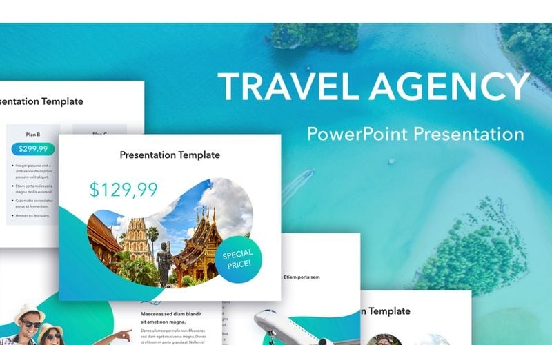 travel agency powerpoint template original