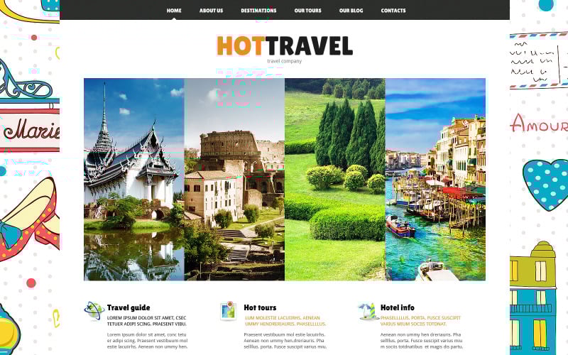 travel agency responsive joomla template original