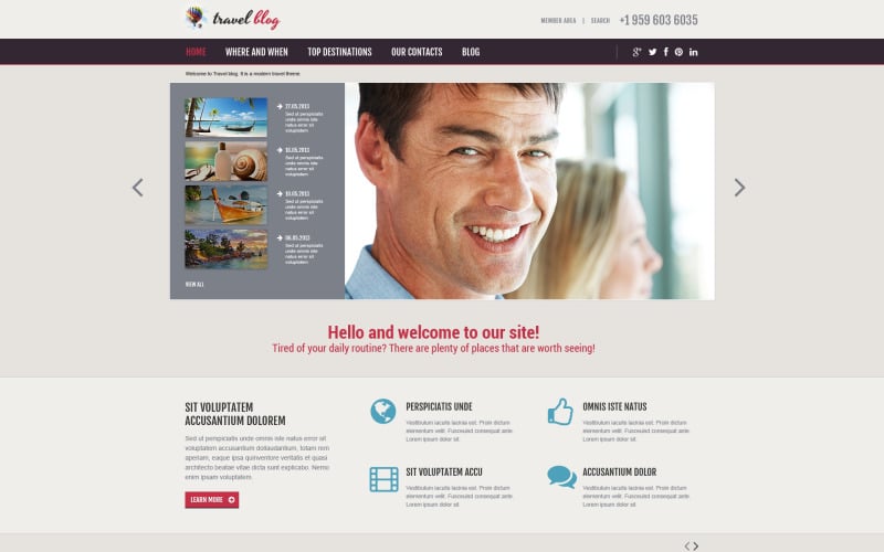 travel agency responsive joomla template original