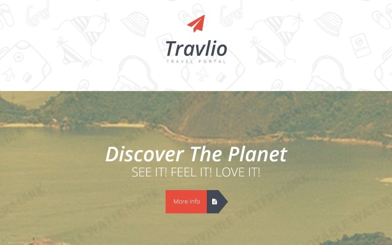 travel agency responsive landing page template original