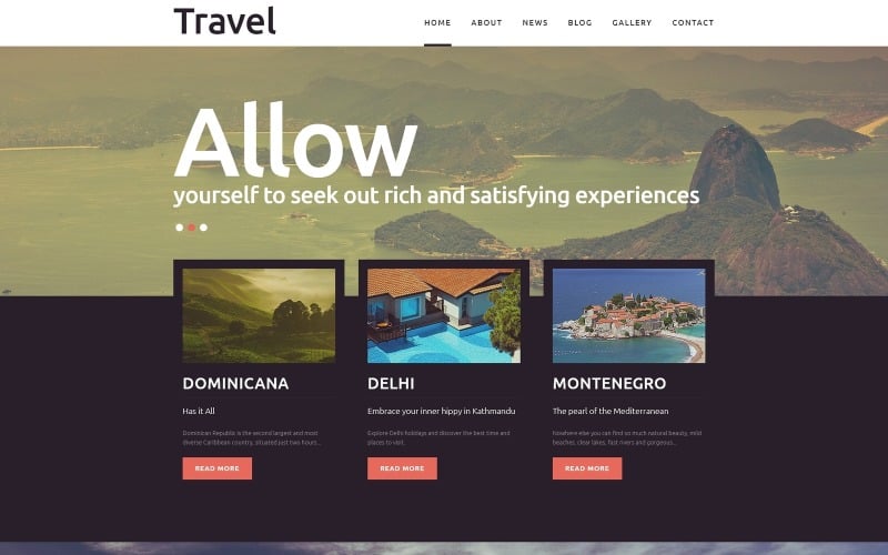 travel fancy tourism blog joomla template original