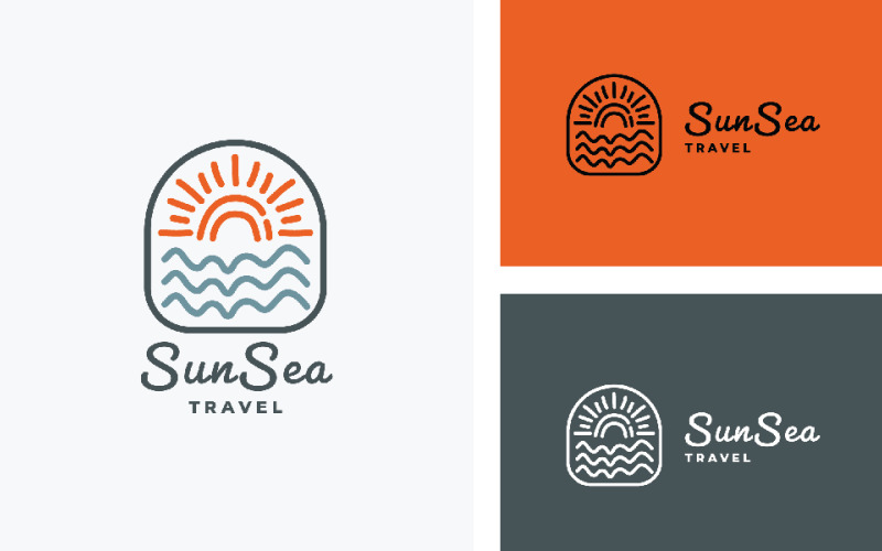 travel sun sea company logo original