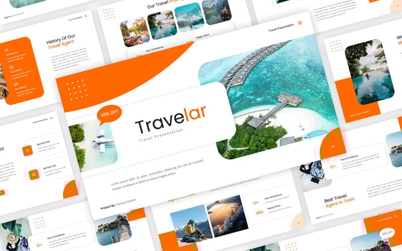 travelar travel powerpoint template original