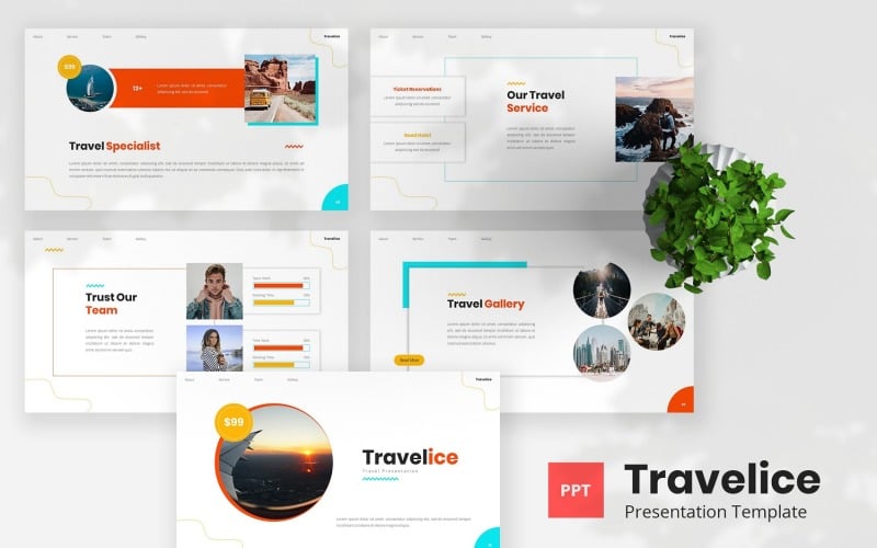 travelice travel powerpoint template original