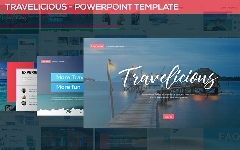 travelicious powerpoint template original