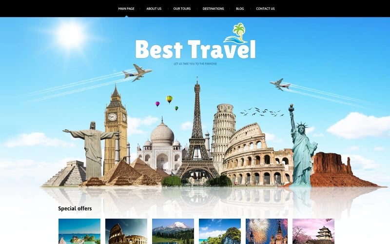 travelling joomla template original