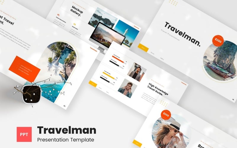 travelman travel powerpoint template original