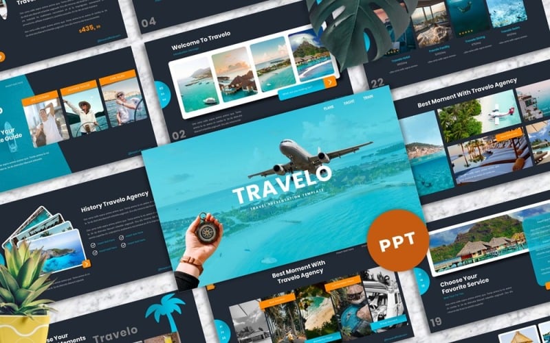 travelo travel powerpoint template original