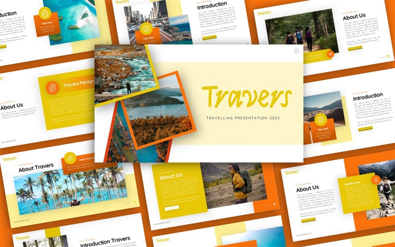 travers travelling multipurpose powerpoint presentation template original