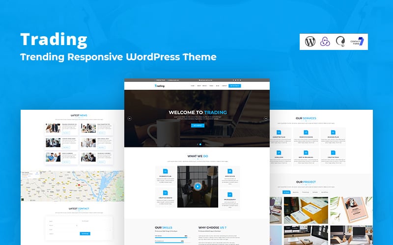 treding trending business wordpress responsive theme original