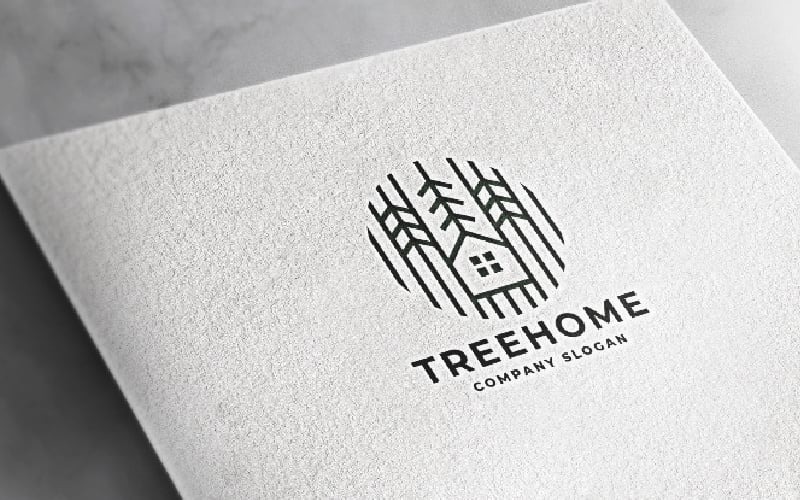 tree home pro logo template original