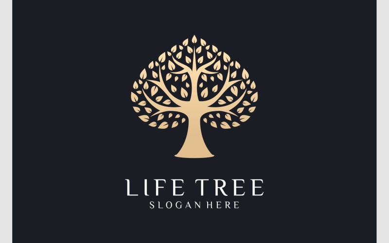 tree life natural nature logo original