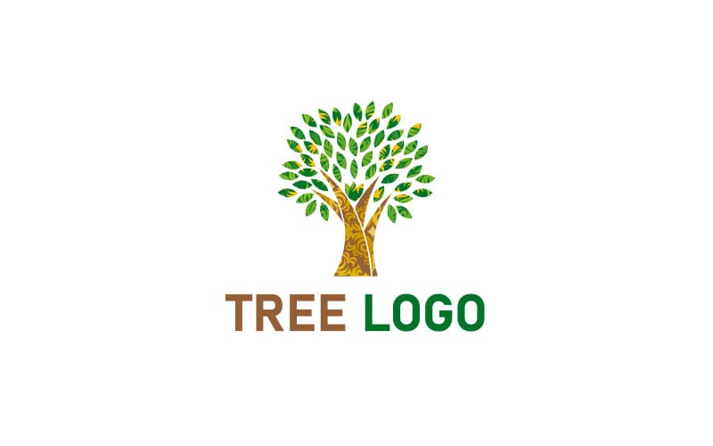 tree logo vector design template creative original