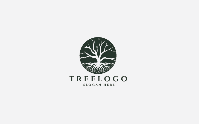 tree pro logo v template original