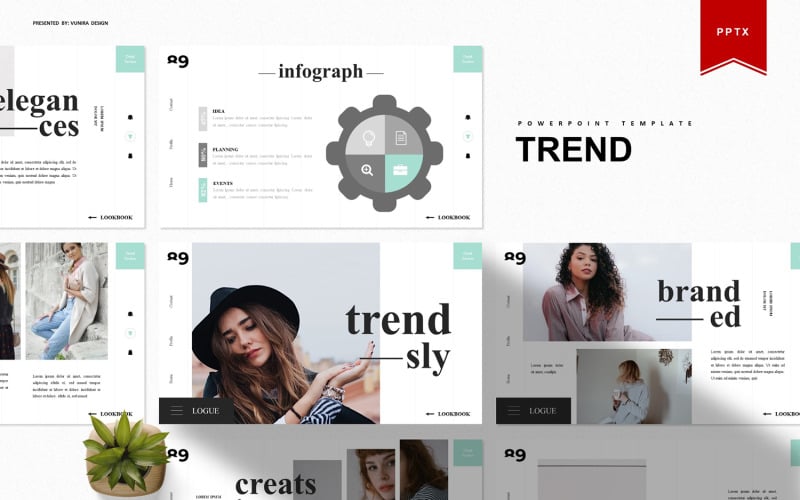 trend powerpoint template original