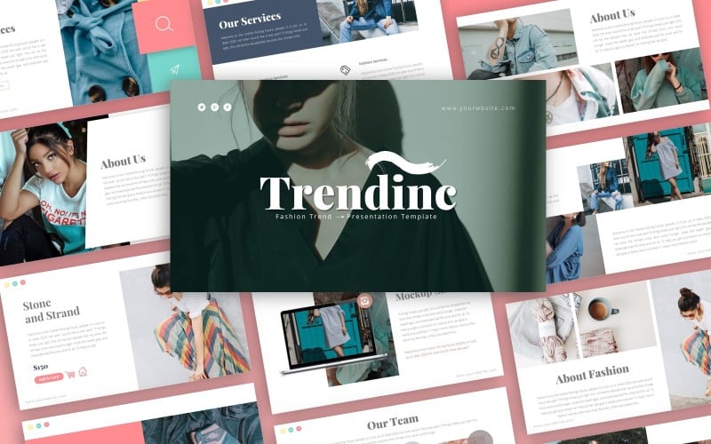 trendinc fashion presentation powerpoint template original