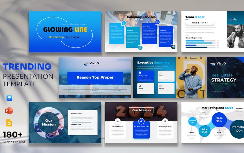 trending blue offer all file in one template original