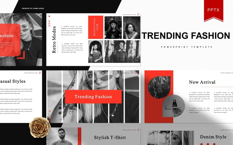 trending fashion powerpoint template original