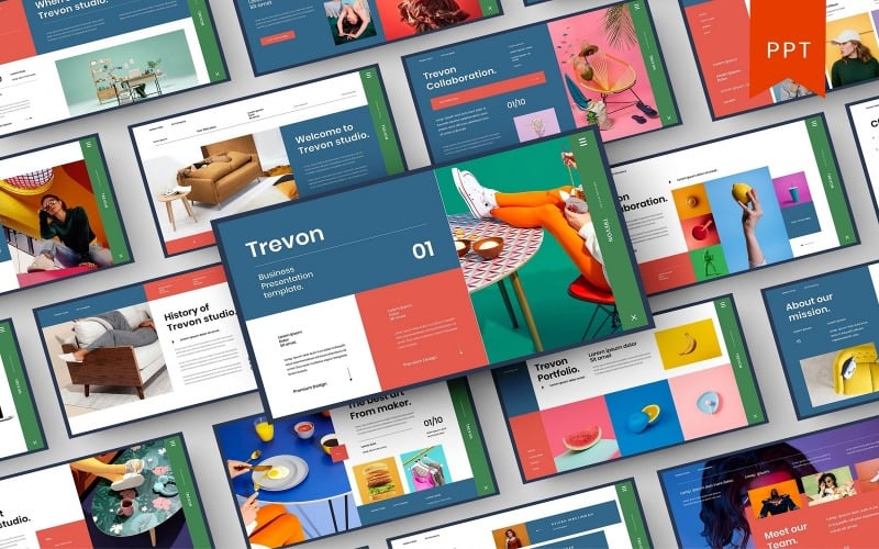 trevon business powerpoint template original