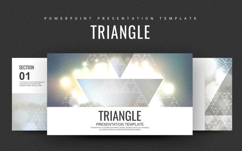 triangle powerpoint template original