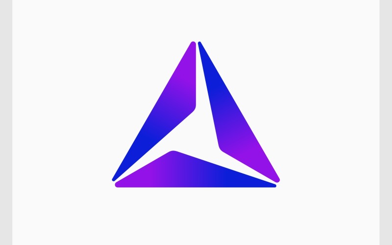 triangle triangular modern logo original