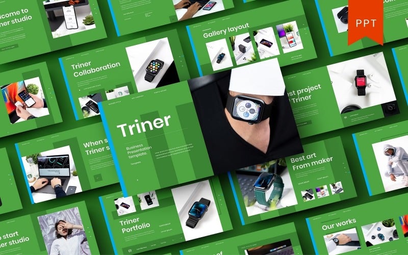 triner business powerpoint template original