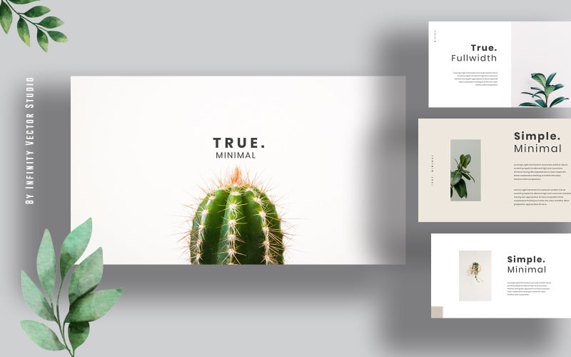 true minimal powerpoint templates original