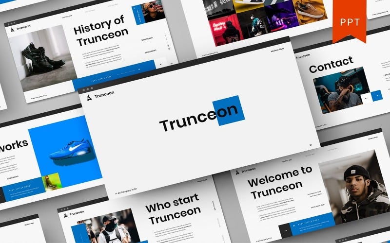 trunceon business powerpoint template original