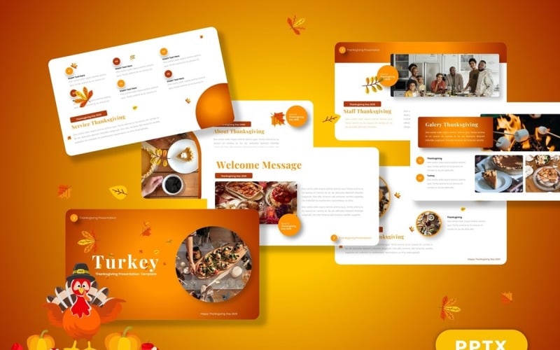 turkey happy thanksgiving powerpoint original