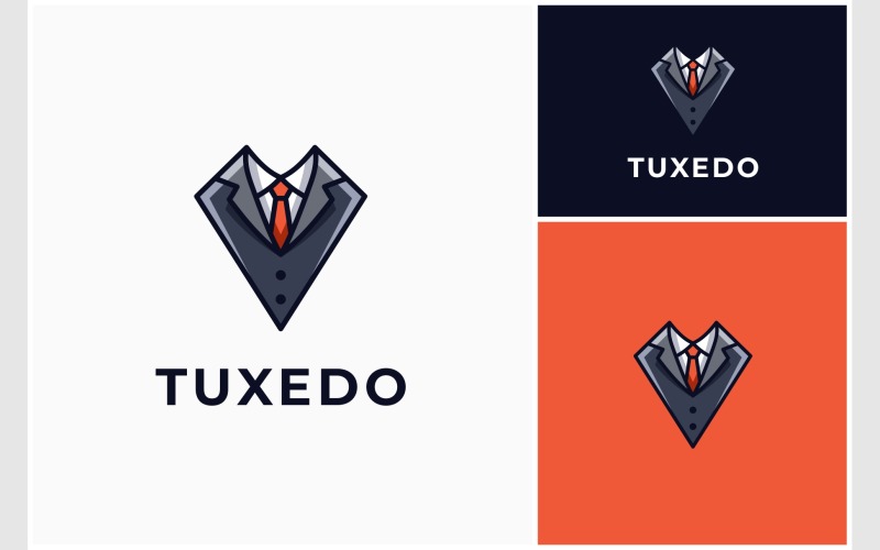 tuxedo suit clothes businessman logo original