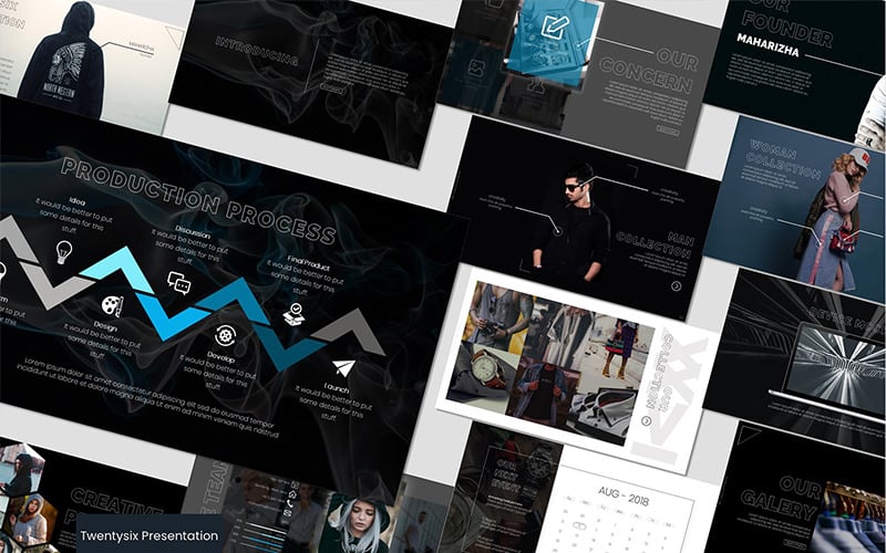 twentysix powerpoint template original