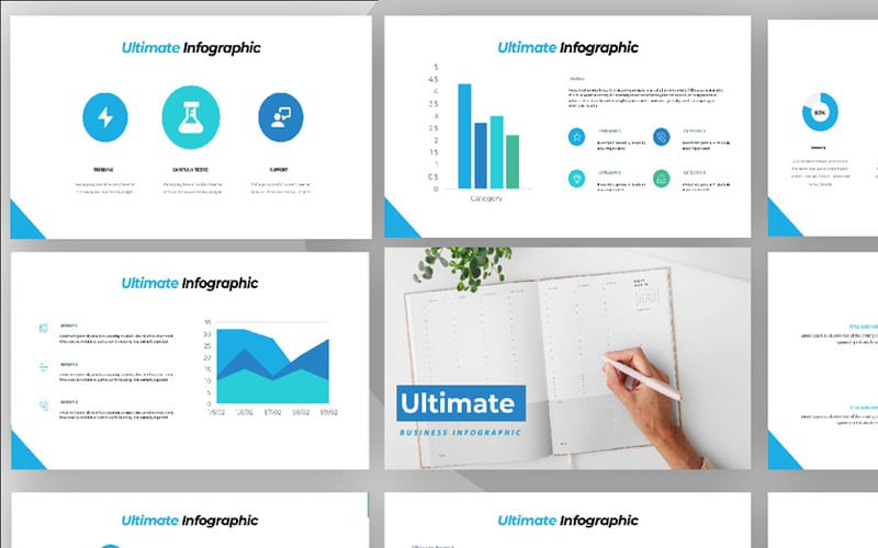 ultimate business infographic powerpoint template original